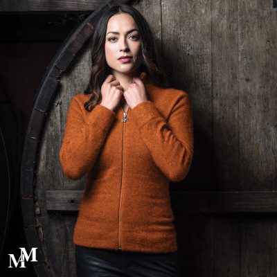 The ever popular Felted Jacket seen here in Paprika