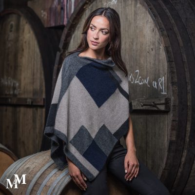 Empress Poncho in Slate